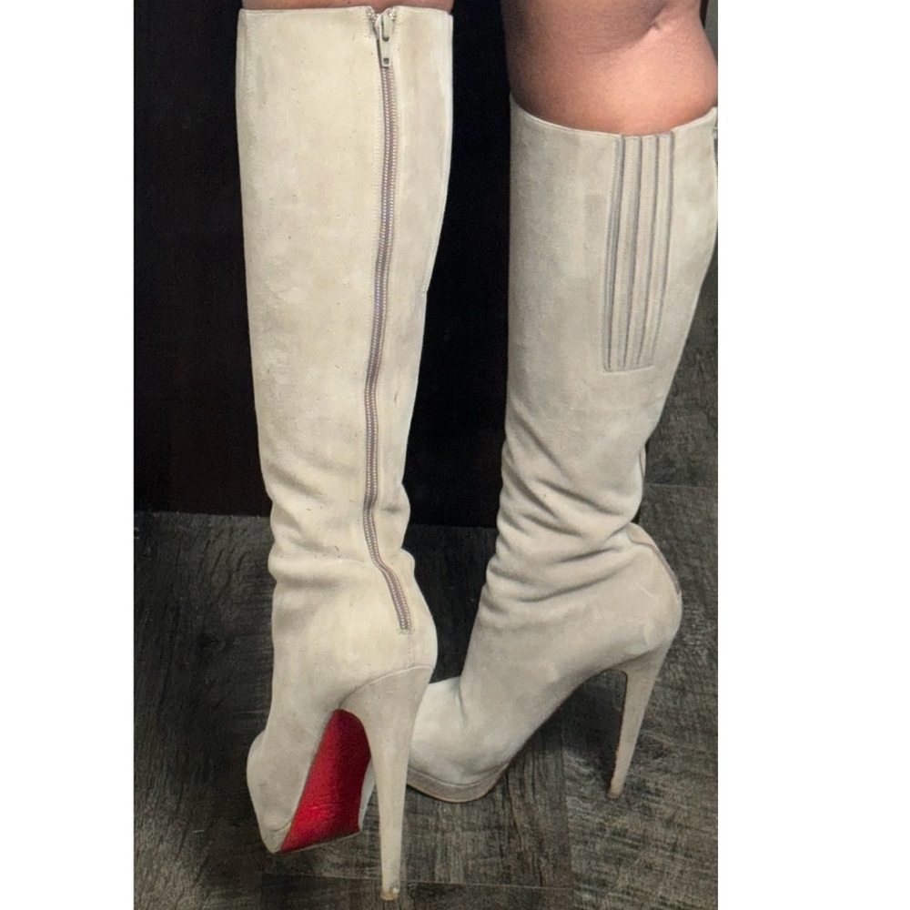 ❤️ Bianca Botta Suede Louboutin Boots